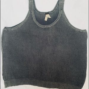 Free People cropped oversized vest